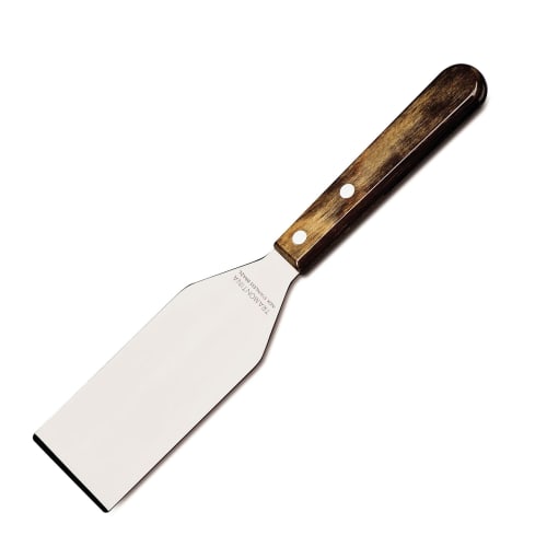 Tramontina Polywood Wooden Handle Scraper, Turner, Spatula, 26cm, Dark, Dishwasher Safe, Lightweight, Durable, Natural Wood, Made in Brazil, 21164/195