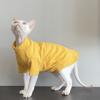 Sphynx Cat Clothes Hairless Warm Two-Legged Outfit Pet Apparel Cats Multiple Sizes
