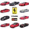 Ббураго 1:24 Ferrari Purosangue Enzo Monza SP1 488 Pista SF90 ROMA Сплав Роскошный Автомобиль Металлическая Модель Коллекция Игрушек Подарок