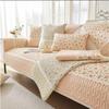 Small Floral Pattern Pure Cotton Sofa Towel Lace Edge Pastoral Style Sofa Cover Pillowcase Four Seasons Universal Settee Cushion