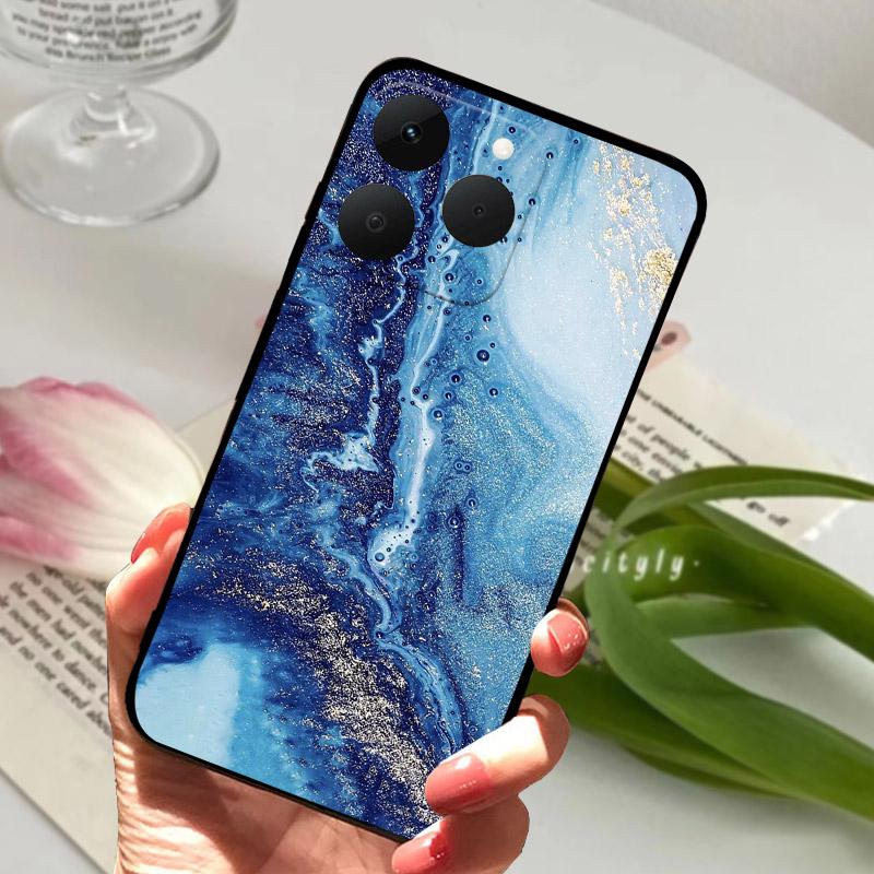 Для Realme 15T 5G Чехол Роскошный Модный Ударопрочный Силиконовый Мягкий ТПУ Чехол для Телефона Для Realme 15 T Realme15T RMX5111 RMX5112 Бампер