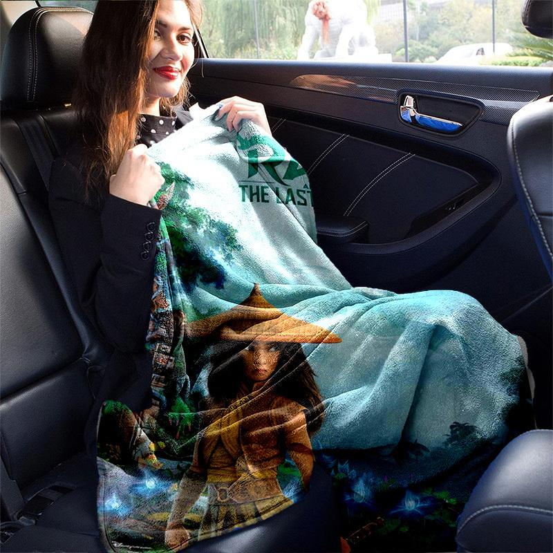 1pc, Disney Raya and The Last Dragon Inspired Home Decorative Throw Blanket Perfect for Couch, Bed, Travel