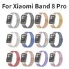 Металлический ремешок-петля для Xiaomi Mi Band 8 Pro, быстросъемный магнитный браслет из нержавеющей стали, аксессуар для MiBand 8Pro