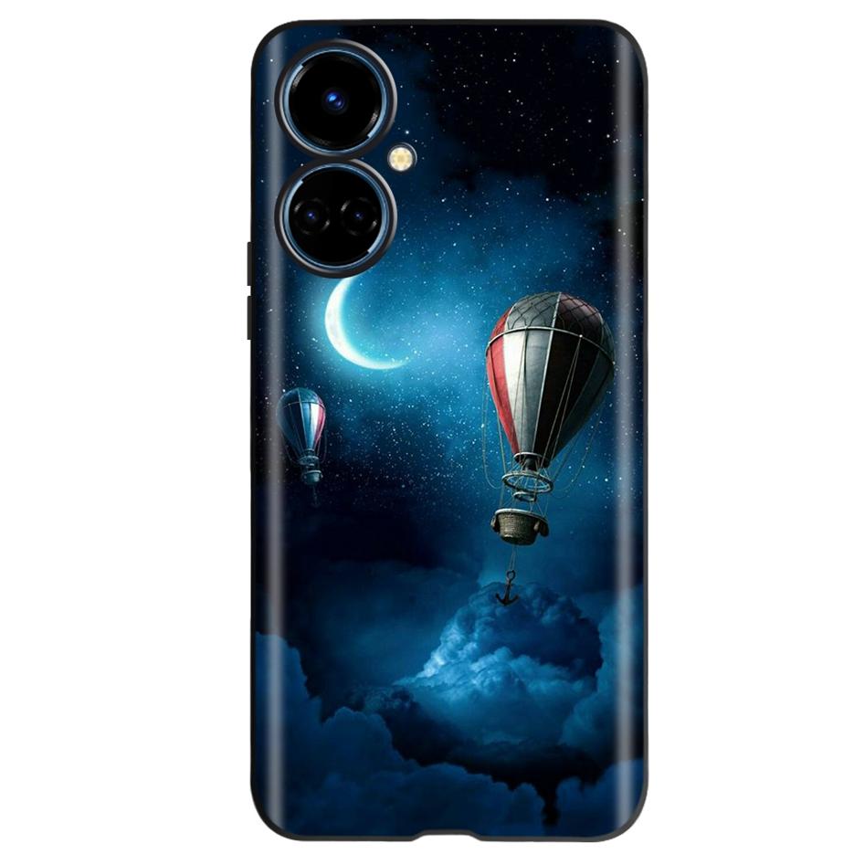 For Tecno Camon 19 Case Cute Cat Butterfly Soft Silicone Matte Cover Phone Case For Tecno Camon 19 Pro 5G Camon19 Neo 6.8'' Bags