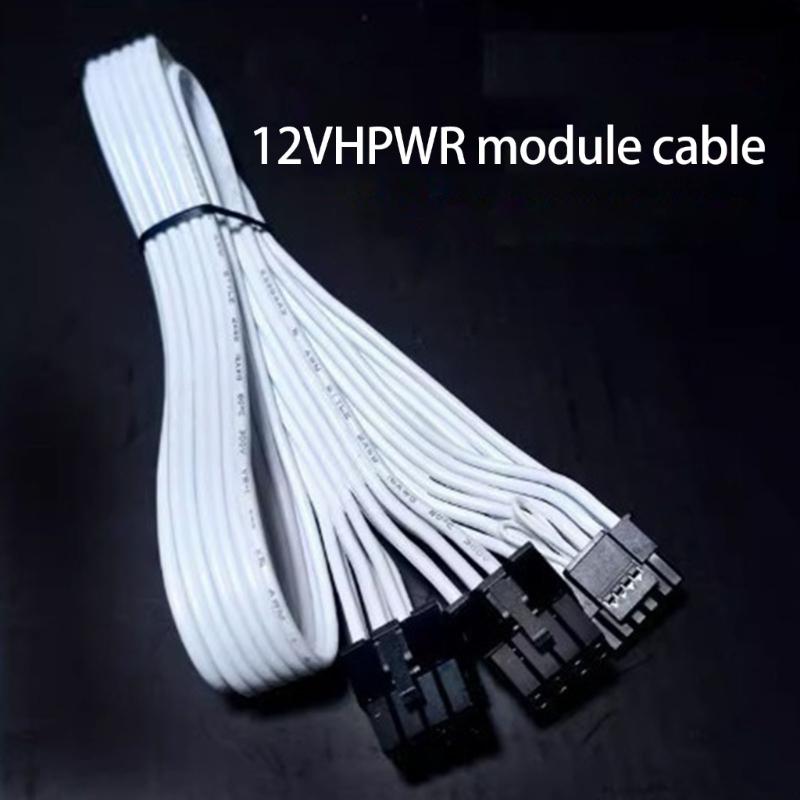 Two 8Pin to 16Pin 12VHPWR PCIE 5.0 Cable for Power Supply and High End Graphics Cards