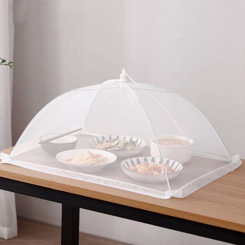 Umbrella Shape Mesh Food Net Lace Fabric Mesh Dish Tent Food Lid Mesh Food Cover Kitchen