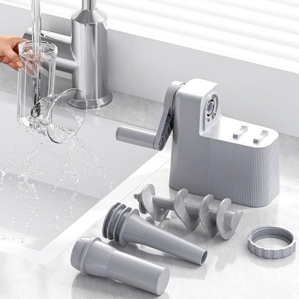 With 4 Tubing Units Manual  Sausage Stuffer Large Capacity Meat Grinder Filling Maker  Home Cooking