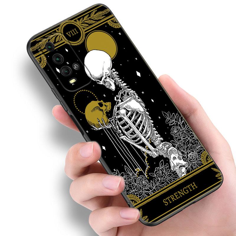 Чехол для телефона Witches Moon Tarot для Xiaomi Redmi Note 5 6 9T K20 K40 K50 Pro 7A 8A 9A 9C 9i 10A 10C A1 S2, мягкий черный чехол из ТПУ