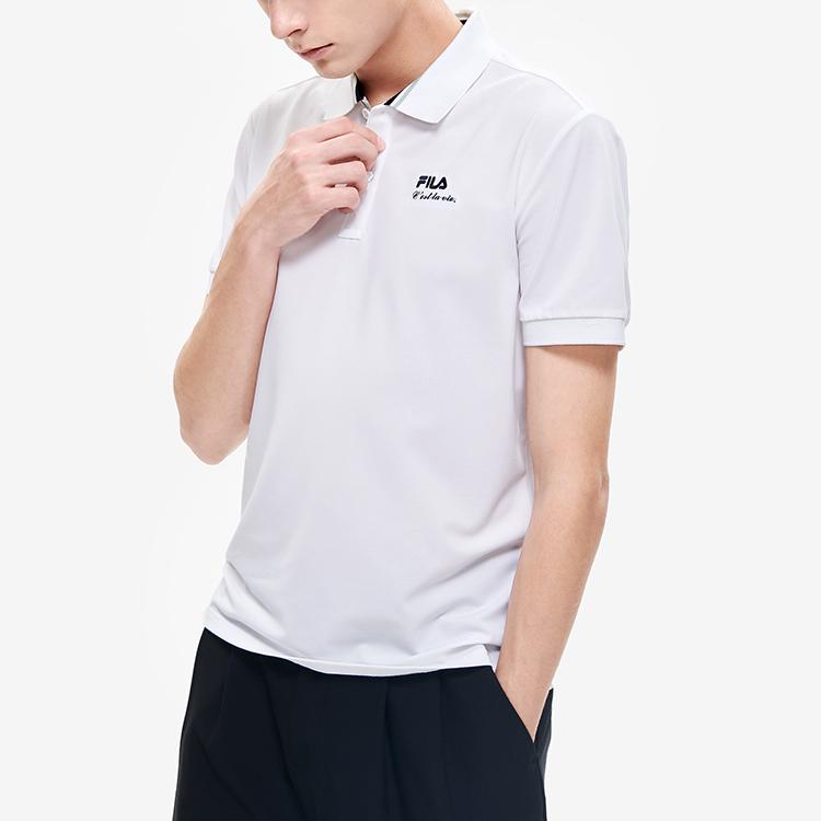 FILA Polo Shirt Men's Standard White F11M228107FWT