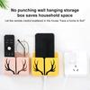 1PC Wall Mounted Storage Box Remote Control Storage Box Air Conditioning Remote Control TV Storage Box Phone Holder Organization