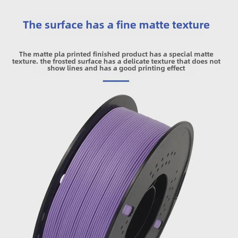 Nengyuan Eco-Friendly 3D Printing Matte PLA Filament, 1kg Monochrome, 1.75mm