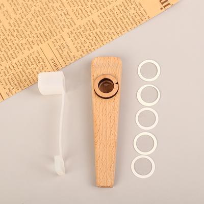 1шт деревянная флейта Kazoo Kazoo деревянная флейта для начинающих, простая в освоении и игре на инструменте
