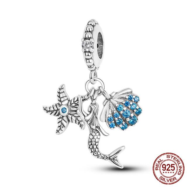 The New Pendant Beaded Charms Fit Bracelet 925 Sterling Silver Women DIY Fine Jewelry