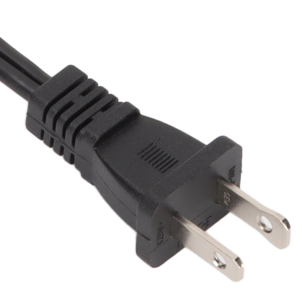 Power Extension Cord with On Off AC 2 Prong Male Female Power Cable for 1‑15P Male to 1‑15R Female Plug