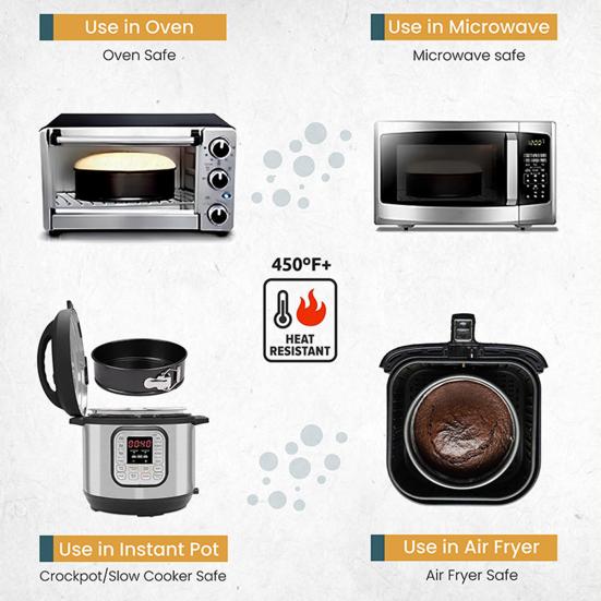 Антипригарная форма для торта со съемным дном, сотовая текстура, круглая форма для выпечки