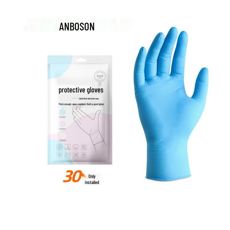 9-Inch Unisex Disposable Nitrile Gloves for Dishwashing and Kitchen Cleaning