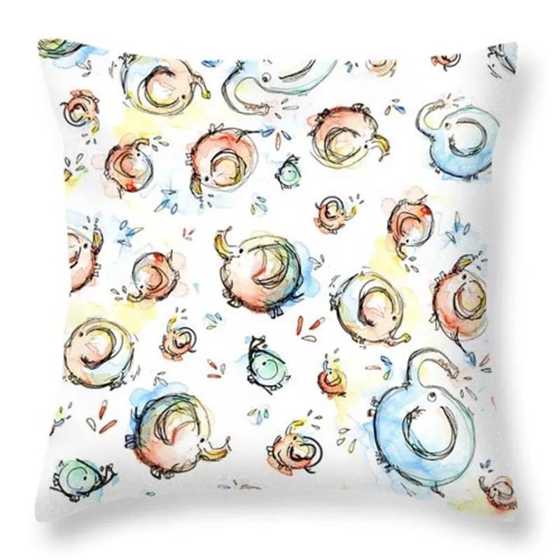 Luxury Home Decor Pillow Cover Car Living Room Sofa Cushion Cover Abstract Simple Stripe Print Pattern Cushion Cover