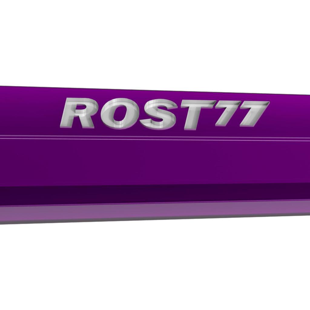 CUESOUL ROST 77 integrated flight standard 3pcs clear purple white logo S size CS-77-XB7T-S