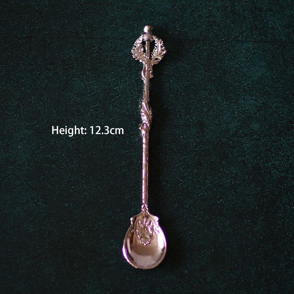 Посуда в королевском стиле Цинк Цинковый сплав Кухонные принадлежности Ложка для сахара Чайная ложка Кофейная ложка Десертная ложка