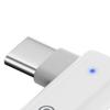 Разъем зарядного устройства с индикатором быстрой зарядки Play, штекер USB-C Male to Female, для зарядки