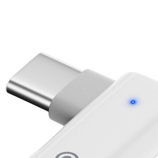 Разъем зарядного устройства с индикатором быстрой зарядки Play, штекер USB-C Male to Female, для зарядки