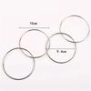 4Pcs/set Magic Rings Fun Toys Magical Tricks Classic Linking Iron Hoops Playing Props Close-up Magic for Beginner Magicians TMZ