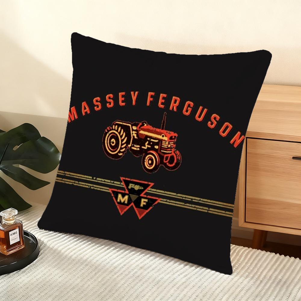 M-Massey F-Fergusons Cushion Cover Soft Short Plush Pillow Cover Smooth Cozy Texture Aesthetic Cushion Case Home Decor