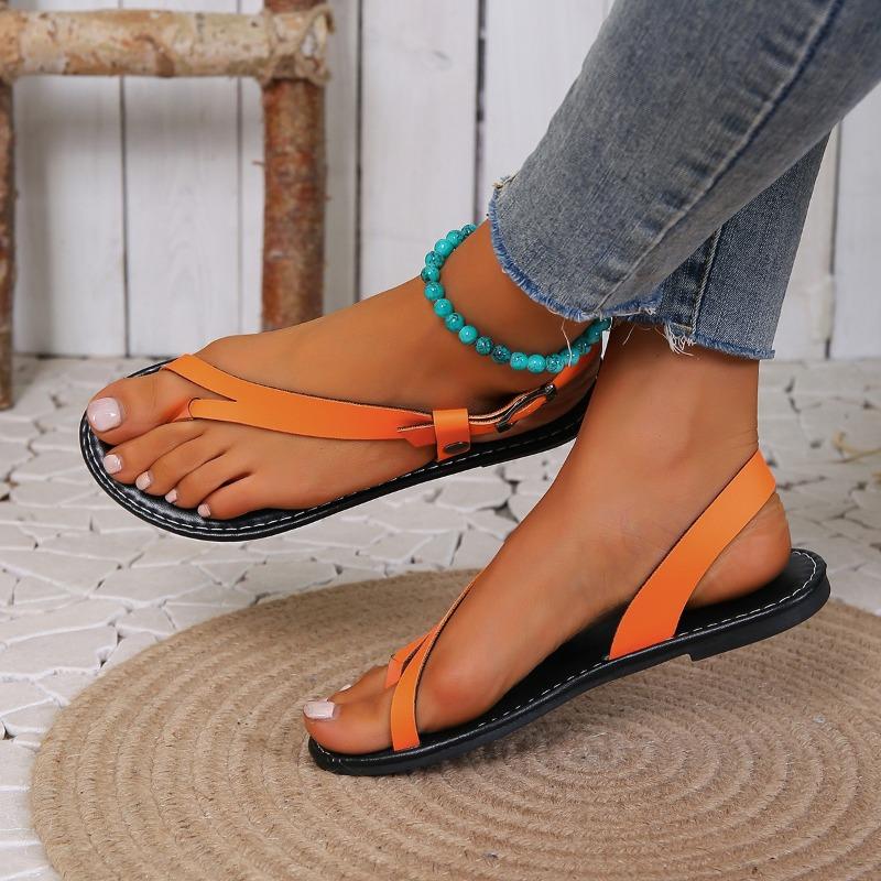 Fashion 2024 Summer Flat Women Sandals New Fashion Peep Toe Hollow Women's Sandals Casual Buckle Straps Shoes Ladies Beach Sandalias