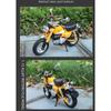 1/12 Honda Monkey игрушечный мотоцикл литой металлической модели супер спортивная миниатюрная коллекция звук и свет подарок для мальчиков