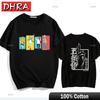 Anime Jujutsu Kaisen Ryomen Sukuna Printed Cotton Tshirt Summer Mens and Womens Harajuku Clothing Fashion Casual Tshirt