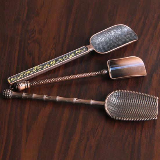 Useful Food Grade Rust-proof Sturdy Portable Chinese Kung Fu Tea Scoop Kitchen Supplies Tea Scoop
