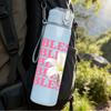 1PC Repeated Blessed Pink Letter Art 750ml Color Plastic Sports Water Bottle Leakproof Flip Straw Lid Suitable for Sports Office Home Use