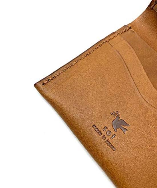 Minerva Box Leather Mini Wallet Compact Wallet Black [SOT] So-w-0181