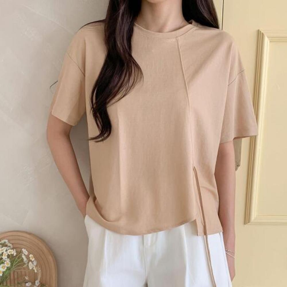 New ArrivalS Open Run Women S Round Neck Solid Daily caSual Summer T ShirT