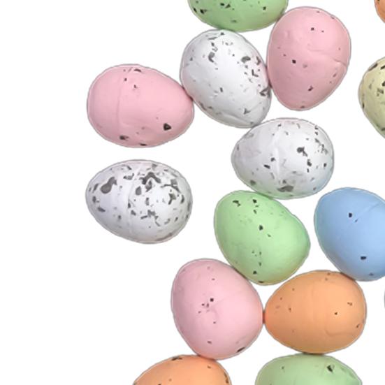 20pcs Easter Eggs Bright Color DIY Non-toxic Happy Easter Eggs Decor For Easter