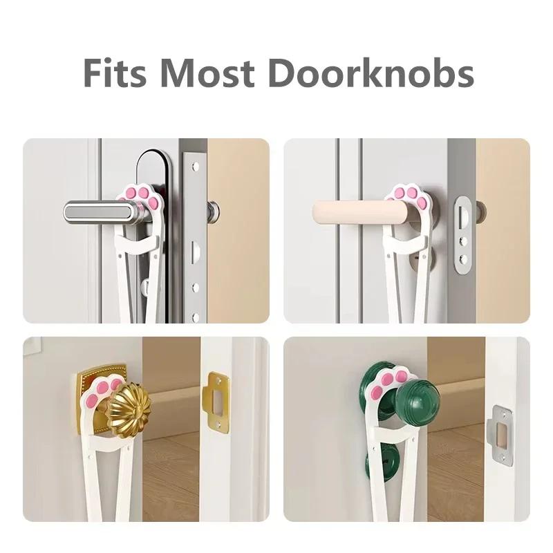 Легкий доступ для питомцев: Регулируемая защелка для двери для кошек и собак с простой установкой для беспроблемного использования петли для питомца