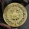 Commemorative Coin Mexican Maya Calendar Gold Plated Coins Collection