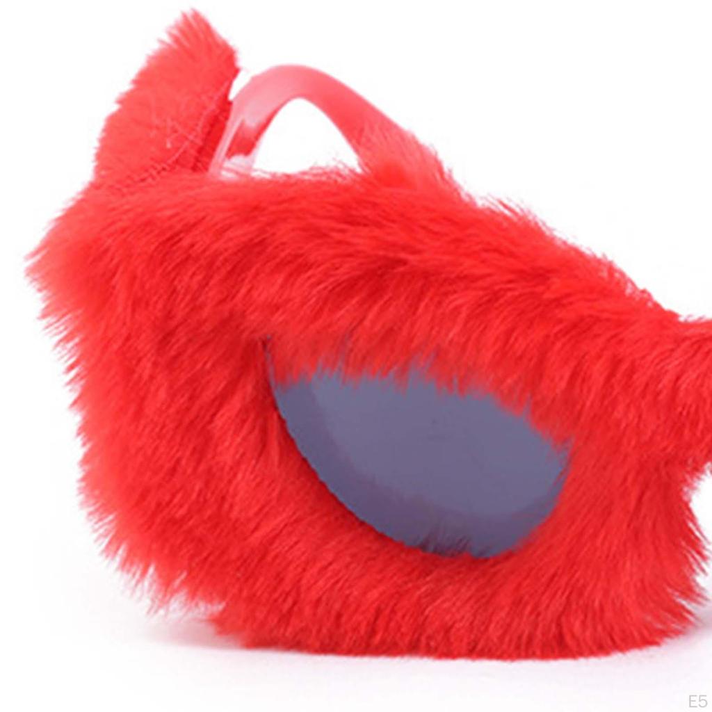 Солнцезащитные очки Fuzzy Cat Eye, модные, удобные, ретро, солнцезащитные очки для девочек, карнавал