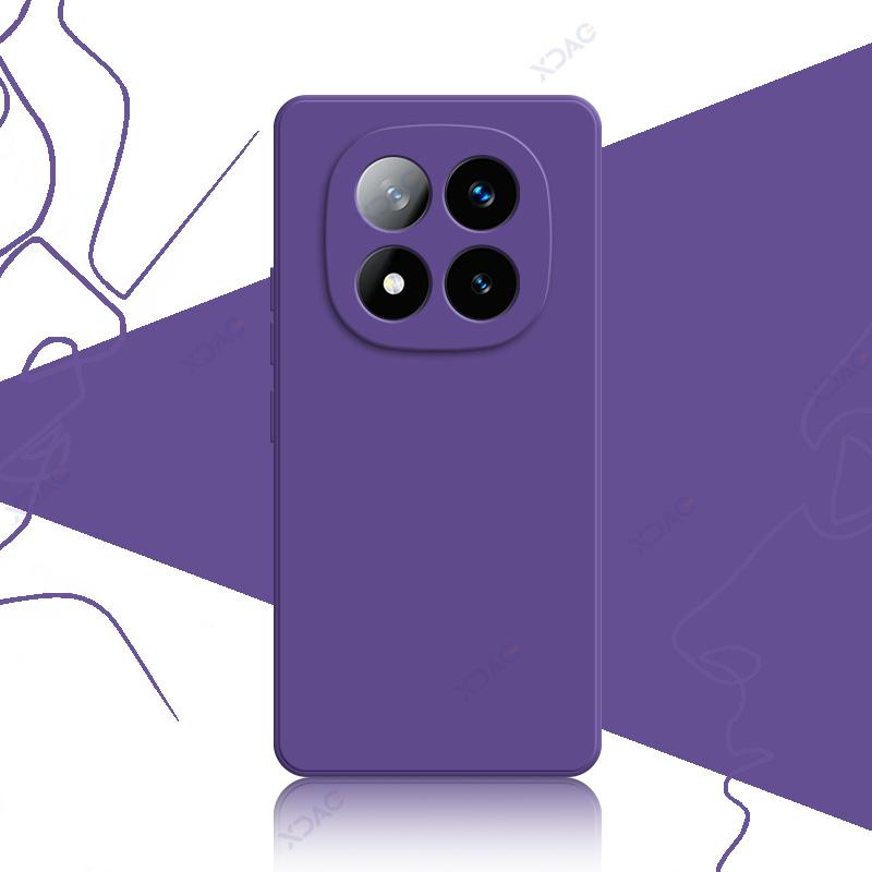 Чехлы для телефонов Redmi Note 14 Pro Plus 5G Мягкий квадратный жидкий силиконовый чехол-накладка RedmiNote14ProPlus Anti-fall Coque Bag