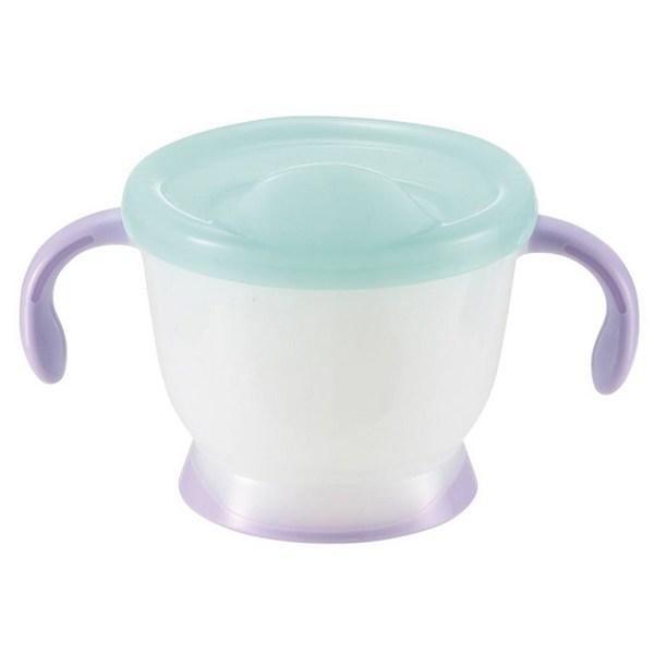 Richell AQ First Step Drinking Type Baby Cup, Light Blue, 1 Piece