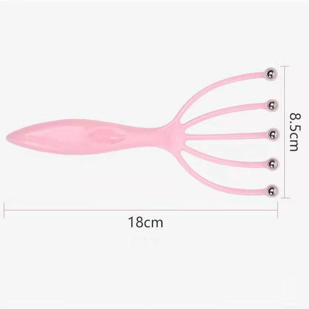 Легкий пластиковый портативный массажер для облегчения боли кожи головы
