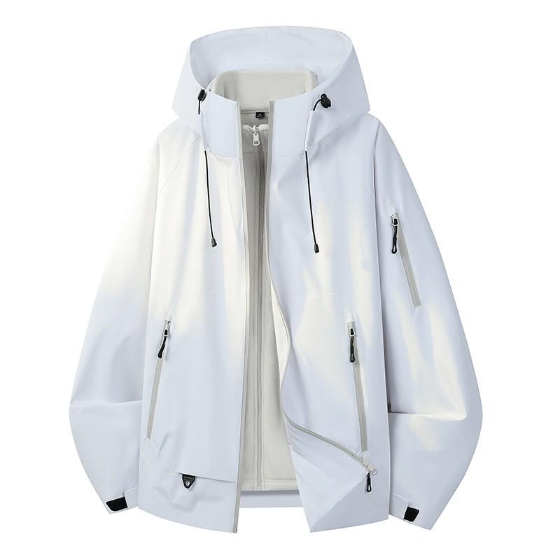 Men Women 3-in-1 Waterproof Windproof Hiking Jacket With Fleece Liner Detachable Outdoor Camping Travel Coat