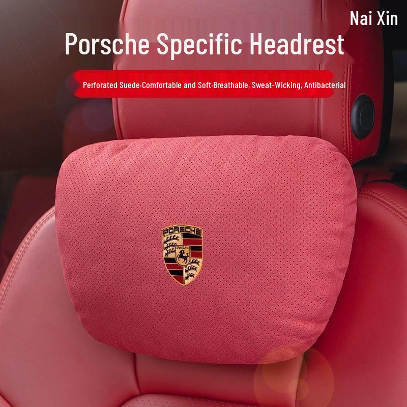 Porsche Macan/Cayenne Headrest Neck & Lumbar Support Pillow: Fits 718, Panamera, 911