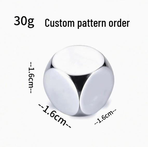 Food Fun Stainless Steel Decision Dice - Perfect Couple Date or Indecisiveness Gift