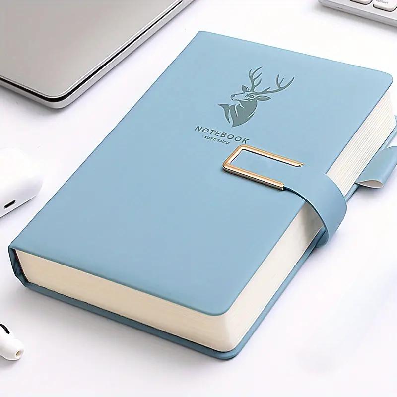 360 страниц бумаги премиум-качества формата A5, минималистичный блокнот с обложкой и магнитной пряжкой для удобной переноски. Доступны различные цвета.