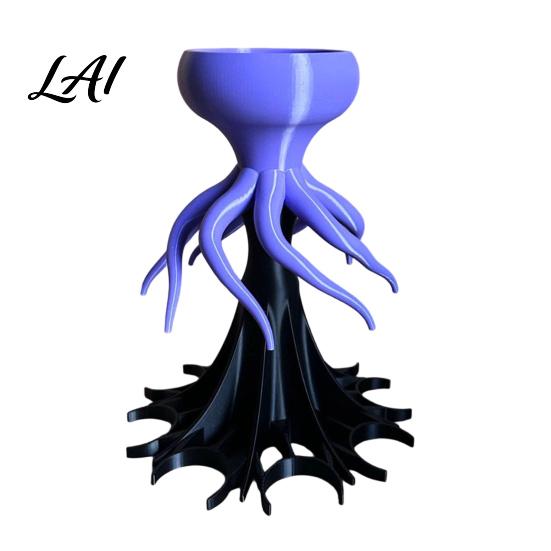 Shared Drink Dispenser Wine Dispenser Octopus Shape with 6/8 Claws Compartments Beverage Container Party Fun Bar Accessory Cocktail Tool