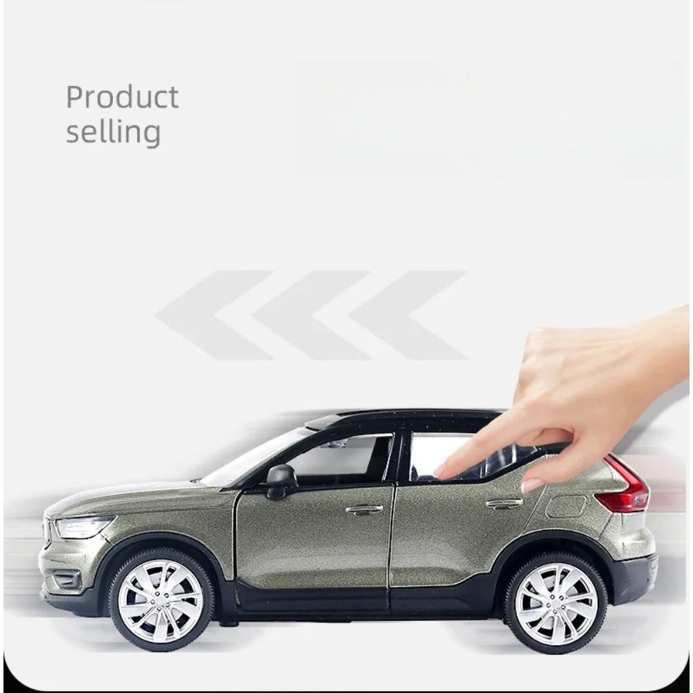2021 Новый 1/32 Металлический VOLVO XC40 Внедорожник Литая Модель Игрушечные Машинки Звук Свет Оттяжка Машинка Игрушечные Транспортные Средства для Детей