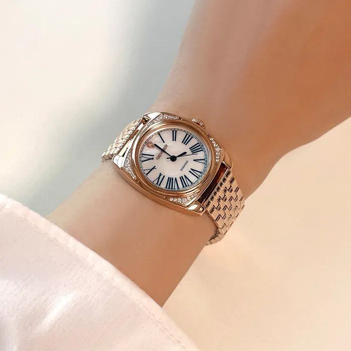 Natural Diamond Metal Watch GE1264RG