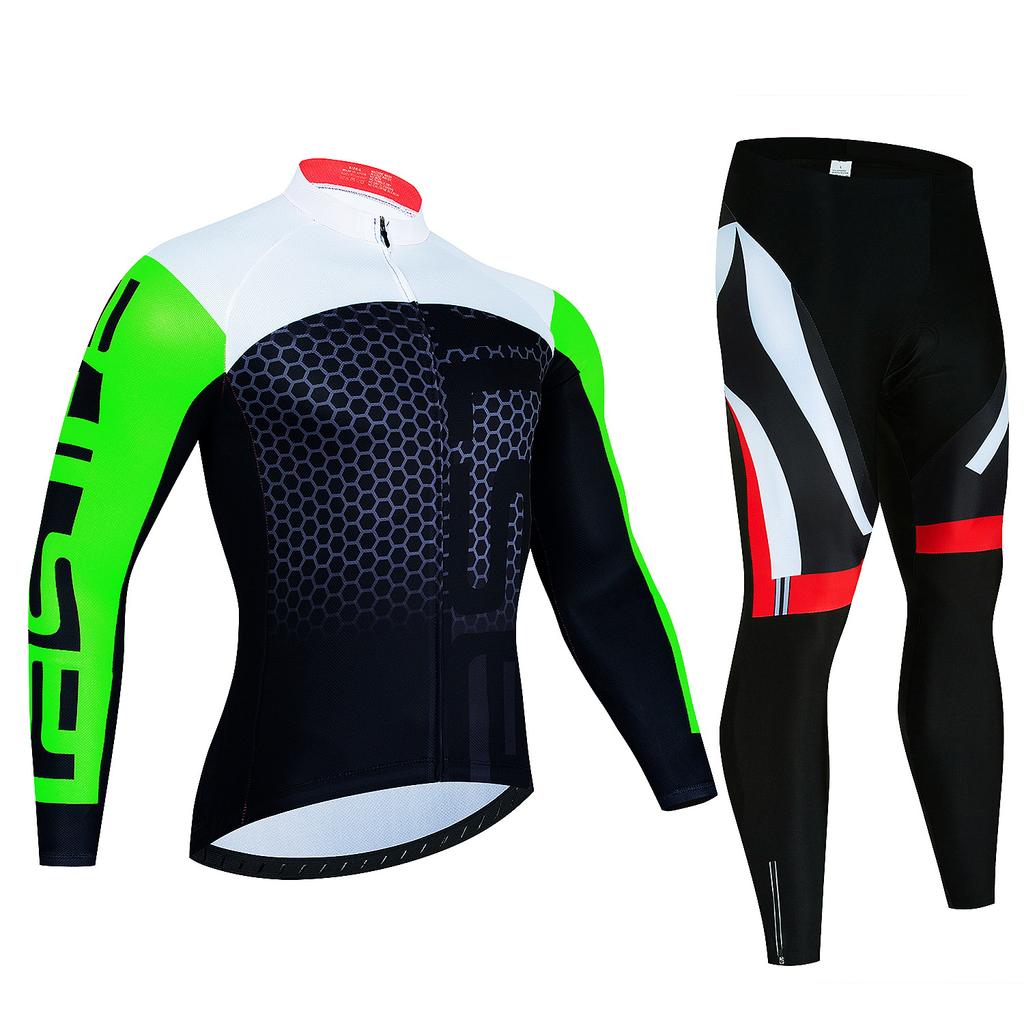 2023 Pro Winter Thermal Fleece Cycling Jersey Sets Long Sleeve Bicycle Clothing MTB Bike Wear Maillot Ropa Ciclismo Cycling Suit