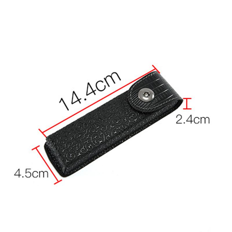 Classic Leather Presbyopic Glasses Case Women Elegant Leather Glasses Box Suitable for Narrower Glasses